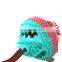 Wholesale Customized New Design TPR Dog Chew Toys Squeak Dispenser Ball Dog Toothbrush Toys