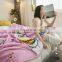 Wholesale autumn and winter new thick double-layer student nap Raschel blanket