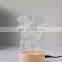 Acrylic Led Night Light 3d wood Base colorful Lamp For Home Decoration