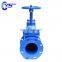 80 Degree Temperature Blue Epoxy Coated Body Rising Stem Flange Gate Valve With EPDM Disc For Water
