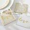 Nice Custom European style custom glass crystal coaster sets