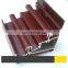 wood grain color aluminium   profile for door and window