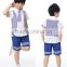 Kids summer Kindergarten students school uniforms wholesale clothing for boys and girls