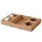 Kraft Paper Portable Cup Holder Coffee Takeaway Cup Carrier for Hot Drink