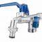 professional manufacture two function bibcock with double handle chrome finished bibcock