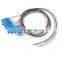 FTTH optical ribbon pigtail patch cord cable 12 cord fan out mpo fiber optic patchcord for gpon