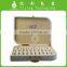 Delicate design custom leather cosmetic storage box beauty cosmetic box
