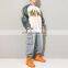 Custom Double Color Patchwork Patch Embroidered Oversize White College Bomber Jacket For Men
