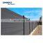 Dark grey privacy fence wood composite wpc decorative garden outside screen