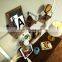 Rustic wooden wall shelves for storage home decoration