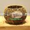 Eco-friendly Corn Husk woven Flowerpot