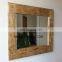 nickle plated raw metal mirror