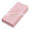 Empty custom cardboard printed pink false mink eyelash packaging box