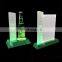 Desktop Acrylic Sign Holder With LED light for displaying menu