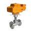 Intelligent actuator Multi Turn stainless steel SS304 2inch  flange globe valve
