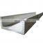 Professional customized 304 316 stainless steel u channel
