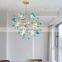 Arte Agate LED Pendant Light Shopcase Home Colorful Leaves Hanging LED Chandelier Light