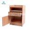 Three Drawers with Handles Hospital Furniture High Quality Plank Material Bedside Cabinet for Clinic and Hospital Use