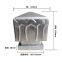 60 80 100 120150mm square pipe column cap iron lotus column head guardrail stair column decoration accessories