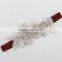 Western flower crystal hairband with leaves children baby headband for girls MY-AC0011