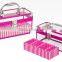 2-Piece Clear Acrylic Make Up Train Case,transparent acrylic makeup box,professional beauty box makeup vanity case                        
                                                Quality Choice