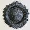 Western Dinner Plate Wedding Hotel Party Decorative Plastic Charger Plates Black