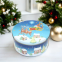 Round tin box , Christmas gift sets tin can, Cookies tin box