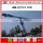 70m jib length 12T tower crane QTZ200 serialsself erecting tower crane