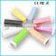 Slim Lip Gloss rechargeable battery charger with 2600mAh