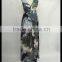 The new 2015 women printing silk evening dress