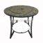 New design outdoor mosaic fire pit table BBQ