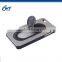 Cheap price free sample for iphone 5/5s case with kickstand ,hybird aluminum +pc+abs + spring leaf case