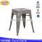 Foshan factory cheap used vintage commercial furniture industrial antique metal bar stools                        
                                                Quality Choice