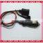 Automotive Motorcycle Cigarette Plug & Lighter To Male Connector & DUst Cover WIre Harness