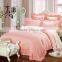 the Latest Version Soft Pink Romantic Wedding Bedding Set 100% Cotton Bedding Set