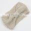 Fashion Ladies Bow Knot Pattern Knitted Daily Hair Headband