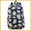 Beautiful Women School Canvas Print Floral Backpack                        
                                                Quality Choice