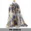 Women's Various Flowers Voile Long Scarf Sarong Wrap Beach Cover Up