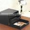 Home & Office stationery ,hot sell Pu Faux Leather 4 drawer sorter desk orgainser