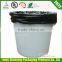 black plastic garbage bag / trash bag can liner /opaque garbage bag