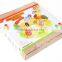 hot selling hardwood assembling toy car town & country wooden play set OEM wooden block set EZ5084
