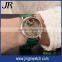 Singapore movement watches fashion ladies watches with stainless steel back case and could print your own logo