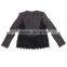 Roll ropes embroidered girls blazers coats designs dress/female apparel manufacturers