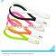 Custom Logo Silicone Bracelet USB cable