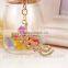 Creative Rhinestone Letter LOVE Sex Key chain charm Bag Keyring Lover Jewelry