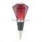 Crystal Faceted Liquor Wine Chrome Bottle Stopper