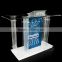 factory wholesale glass lectern stand clear acrylic podium