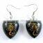 2015 High Quality Handmade Round Amber Earrings Wholesale