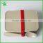 Eco Friendly Organic Bento Box With Silicone Seals Strap