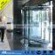 glass revolving door from china suppliers with low price with tempered glass aluminum frame stainless steel surface